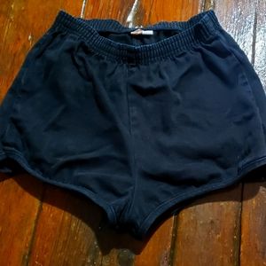 Juniors XS black jean shorts (Brand unknown) made in USA